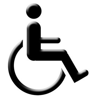 Piktogramm eines Rollstuhls
