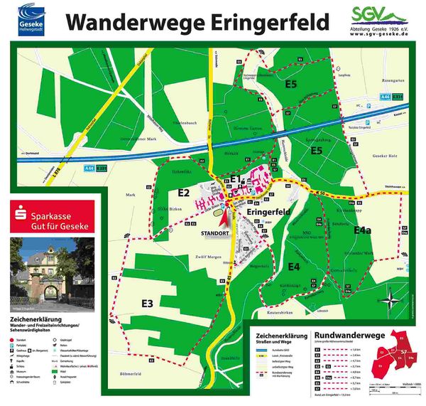 Wanderkarte Eringerfeld