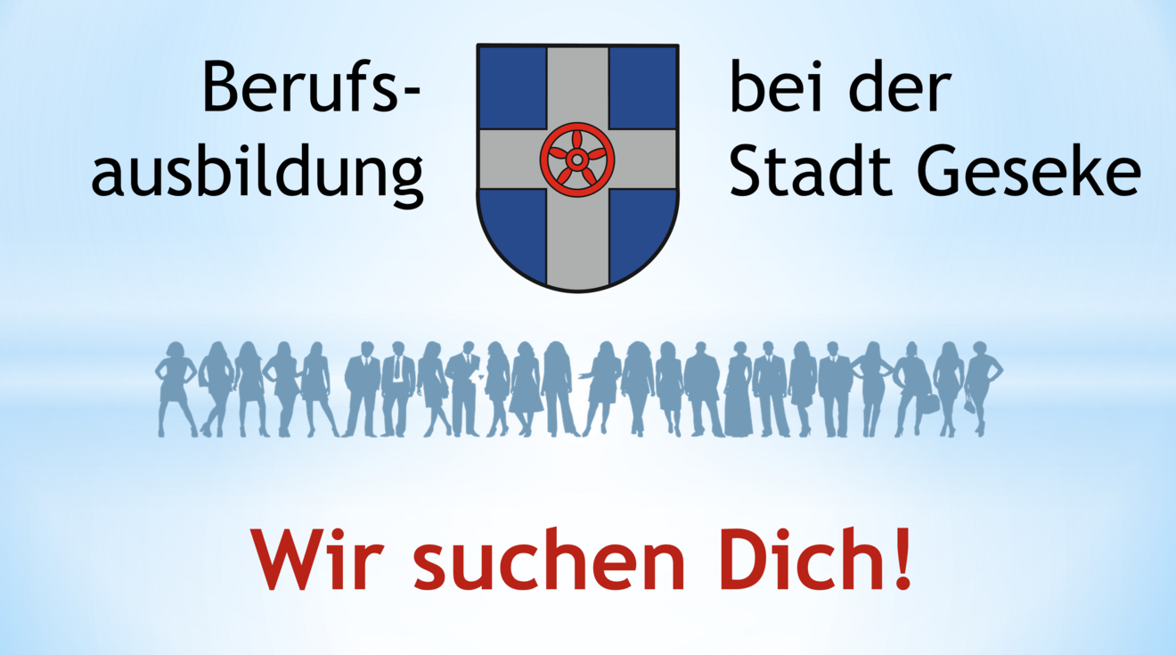 Berufsausbildung bei der Stadt Geseke - Wir suchen Dich!