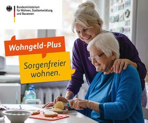 Wohngeld-Plus Onlinebanner "Sorgenfreier Wohnen"