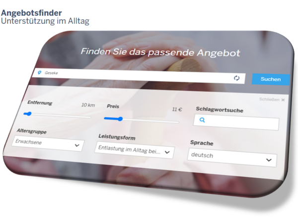 Portal Angebotsfinder NRW
