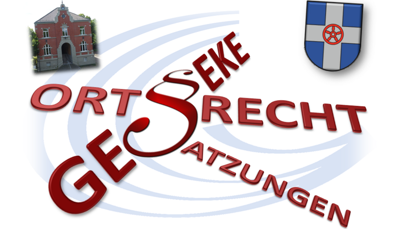 Satzungen, Ortsrecht Geseke