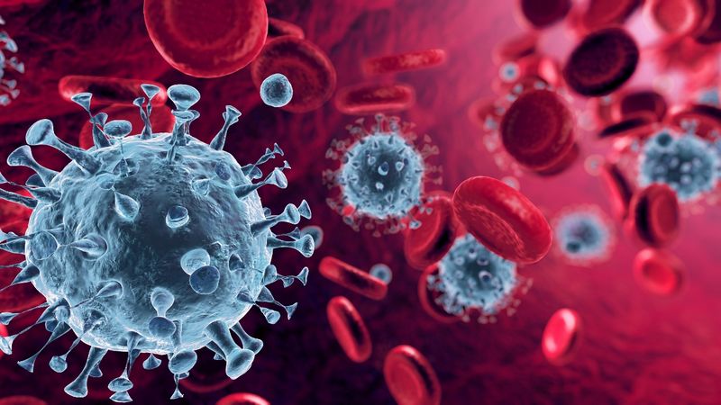 Bildliche Darstellung von Viren