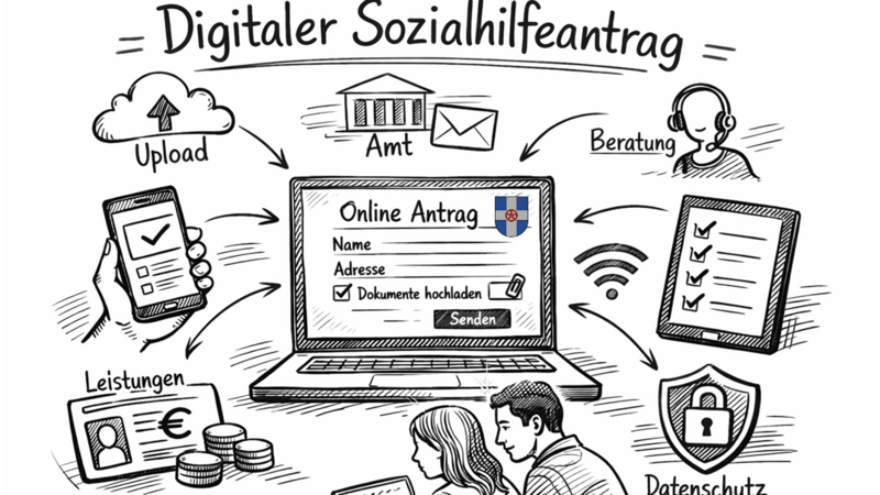 Sozialhilfeleistungen digital beantragen