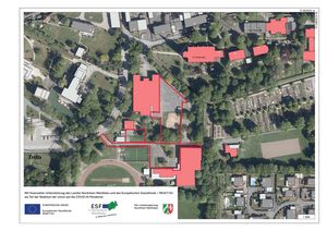 Bild von dem geförderten Bereich, der umgestaltet werden soll