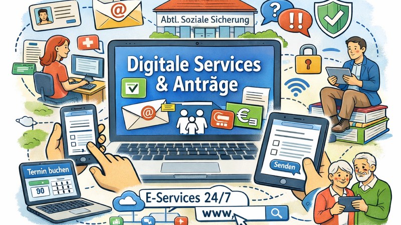 Digitale Services und Anträge der Sozialverwaltung Geseke