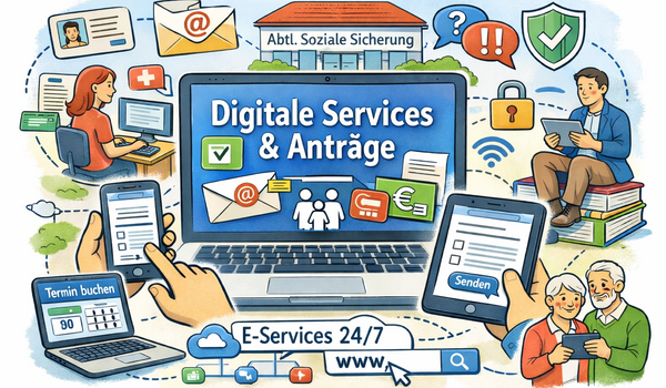 Digitale Services und Anträge der Sozialverwaltung Geseke