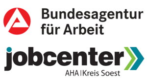 Logos de Arbeitsagentur und des Jobcenters