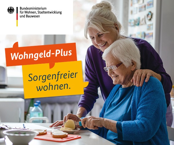 Wohngeld-Plus Onlinebanner "Sorgenfreier Wohnen"